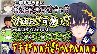 英リサに萌え声の指導を受け実践するもみんなにバカにされてしまうZerostｗｗｗｗｗ