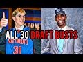The WORST Draft BUST For All 30 NBA Teams