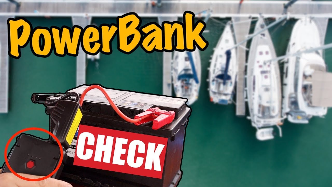 ✓ STARTHILFE POWERBANK FÜR MEIN BOOT TEST Yacht Starthilfe geben 