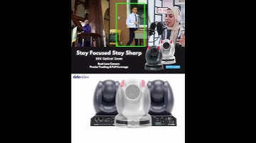 Meet the Datavideo PTC-155 Series PTZ Cameras – your ultimate production powerhouses!