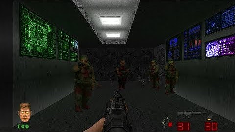 Brutal Doom V21 gameplay - with lots of wads (UnderHalls, Doom2) (Read Description)