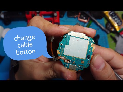 Samsung gear S3 frontier botton cable repair | Won't turn on