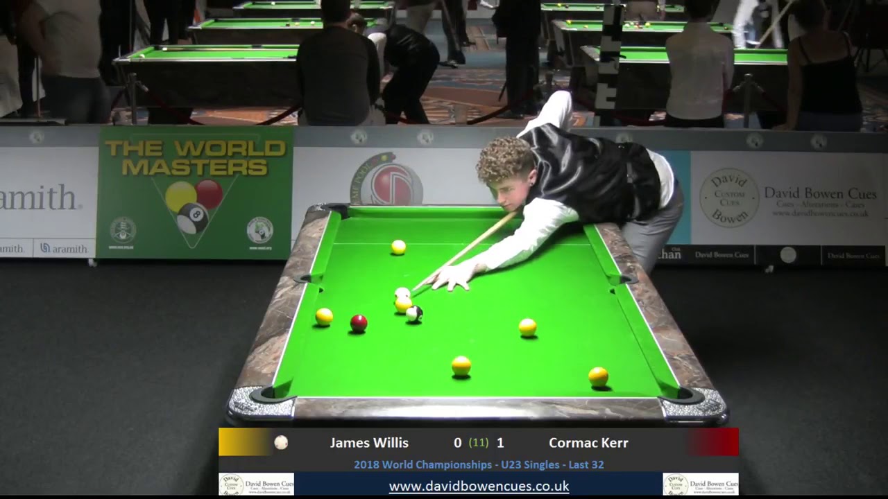 2018 WEPF U23 LAST 32 J WILLIS V C KERR YouTube