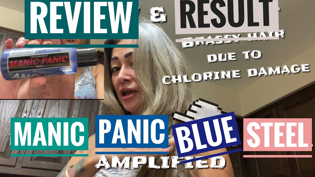 1. Manic Panic Blue Steel Hair Dye - wide 10