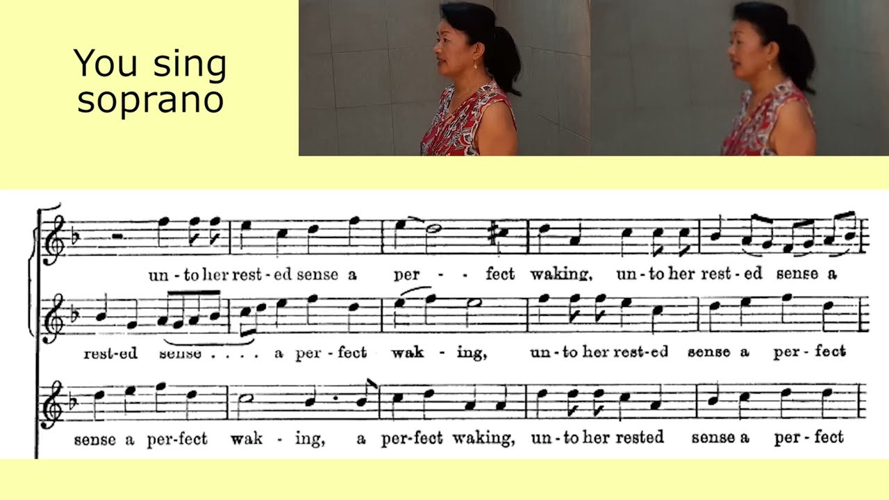 The Nightingale [ Thomas Bateson ] karaoke for soprano
