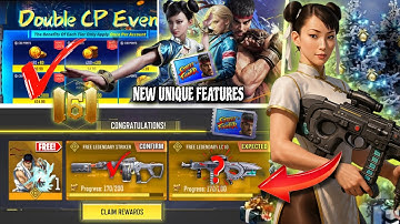 Season11 All FREE legendary Guns+Secret Cache Event New Updates+Street fighter Character Update Codm