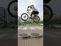 Trampoline on Bike💥 #trampoline #bike #newvideo