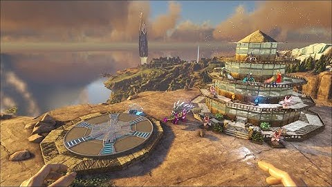 How to build a 4 tier lighthouse base in Ark