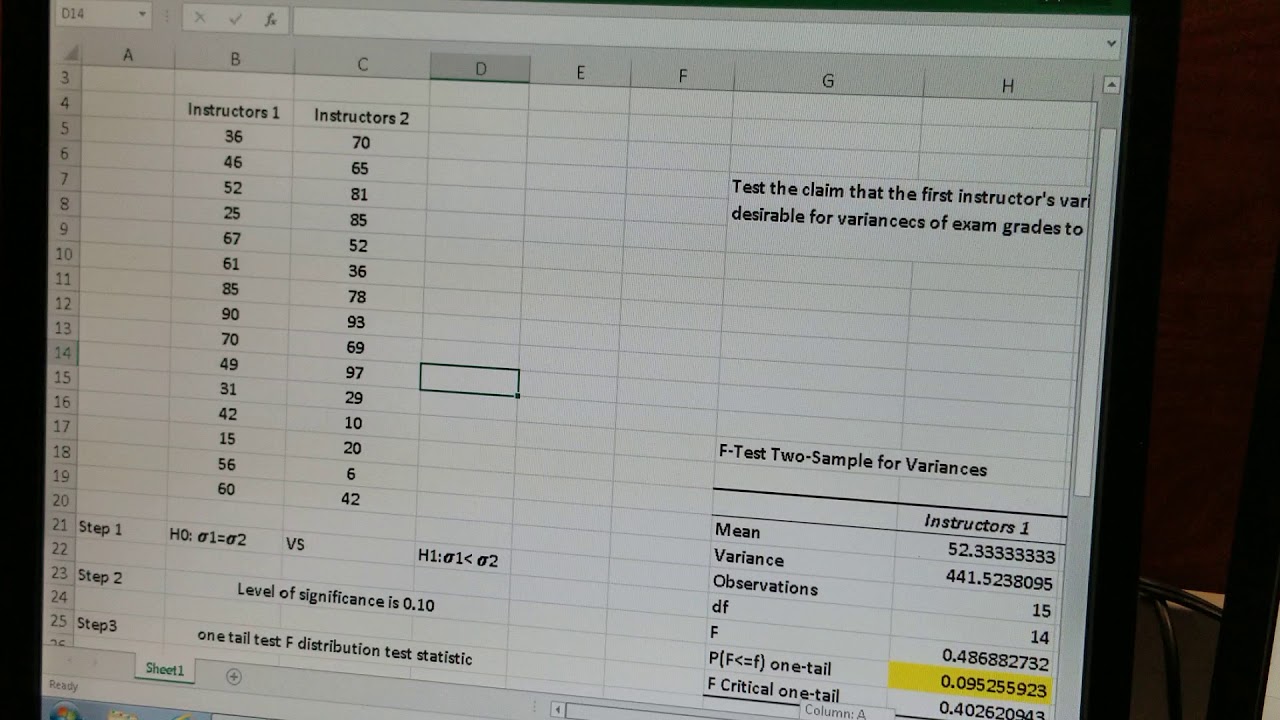 F distribution YouTube