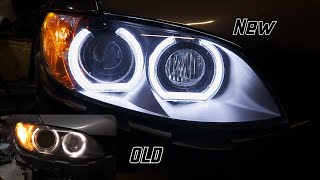 How to: Making your own custom BMW Headlights! (Precision Raceworks DTM Halos)