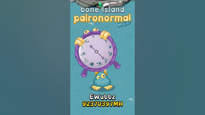 Bone island paironormal #mysingingmonsters #msm #shorts