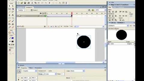 Creating a motion tween in Flash  with special guest Chris Tucker - Begginers (ver.cs3 as2 )