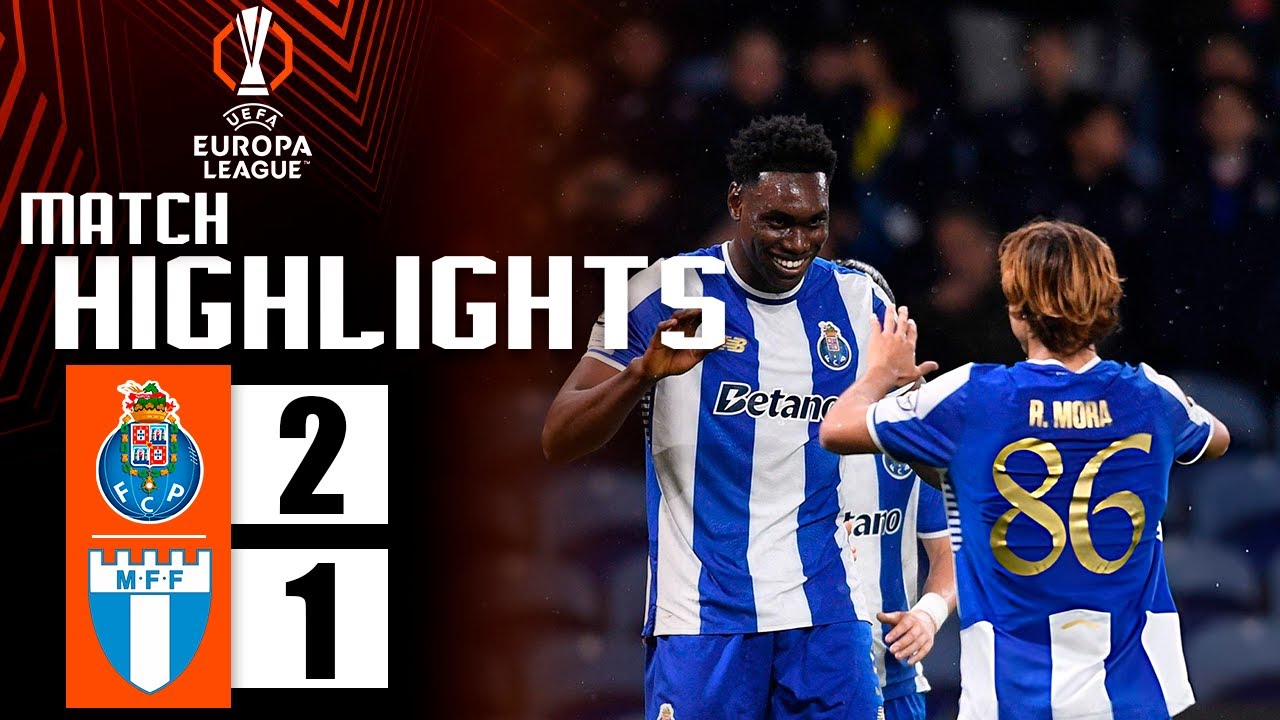 Обзор матча Порту — Мальмё 2-1: голы | Лига Европы УЕФА 2025 | Мальмё — Порту