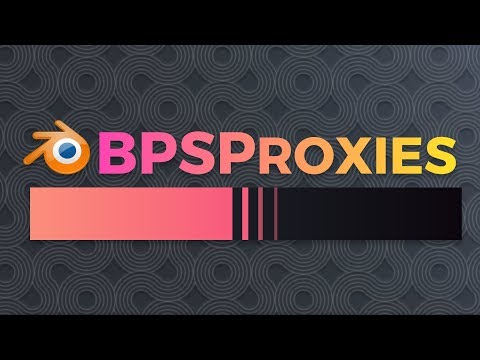 Fast Blender video proxies with BPSProxy cli