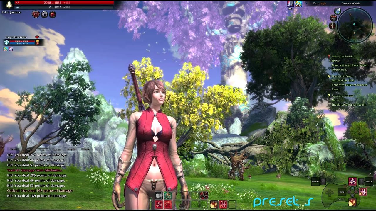 Tera Online Graphics Comparison EU Sneak Peek - YouTube
