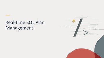 Real-time SQL Plan Management