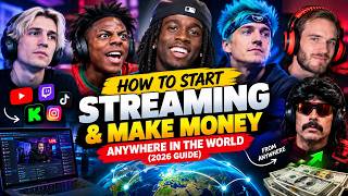 How To Start Streaming & Make Money — Anywhere In The World (2026 Guide)