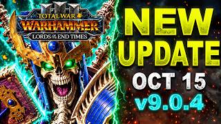TOTAL WAR: WARHAMMER 3 Update v9.0.4 - Nagash Fixes & Major Campaign Improvements! (Patch Notes)