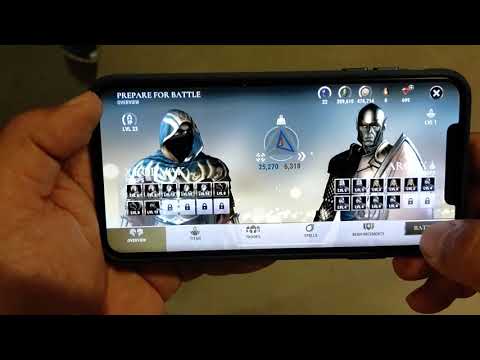 Dawn of Titans running on the iPhone XS Max Dawn of Titans running on the iPhone XS Max