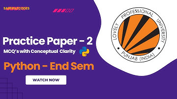 Practice Paper - 2 | 42 Important MCQs with Explanation | Lovely Professional University |