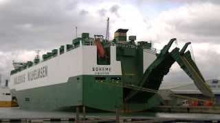 Arabian Breeze & Boheme RO/RO Cargo Carriers departing from Southampton 07/10/13