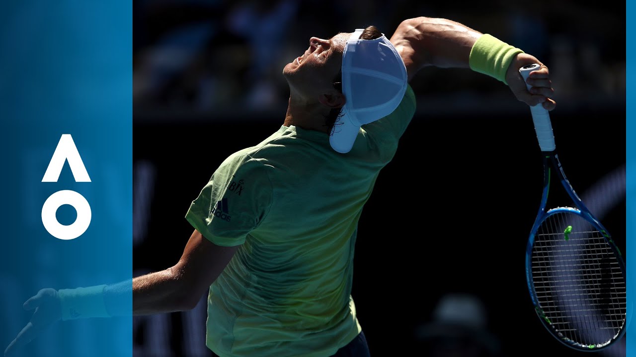 Tomas Berdych super slow mo | Australian Open 2018 italy map