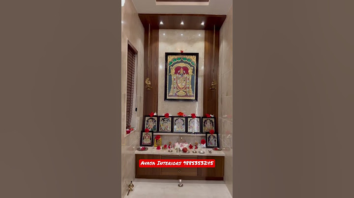 Pooja Room Interiors @hyd