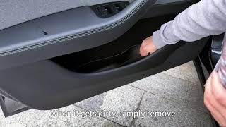REEVAA Door Pocket Liner for Tesla Model Y (Juniper) 2025–2026 & Model 3 Highland | Installation