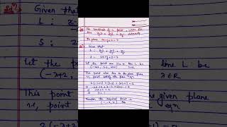 plane and straight lines + intersection points | 3d geometry explained