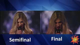 Serbia - Nevena Božović - Kruna - semifinal vs Final - Eurovision 2019