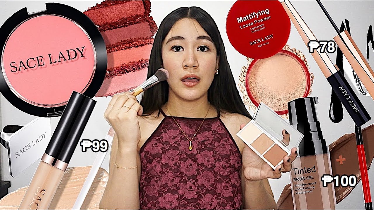 SACE LADY FIRST IMPRESSION REVIEW (Shopee's No. 1 Makeup Brand + SUPER MURA!!)