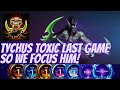 Illidan Hunt - TYCHUS TOXIC LAST GAME THIS GAME I FOCUS HIM! - B2GM Season 6(Plat 4)