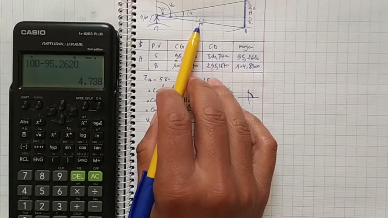 calculer l'altitude d'une point inaccessible (la hauteur d'une ...