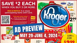 *NEW MEGA SALE!* Kroger Ad Preview for 5/29-6/4 | Buy 3 Save $2 Each MEGA SALE & MORE by Shopping with Shana 7,473 views 6 days ago 30 minutes