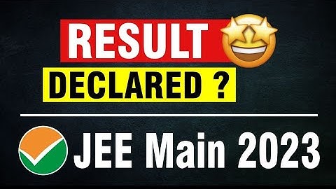 Big News 🔥JEE MAIN 2023 Result Declared | NTA UPDATE | ATP STAR KOTA