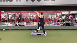 Cardio Step Workout 62.  Old School Step Aerobics Full Length