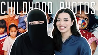 reacting to our childhood photos | ft. Kak Neelofa