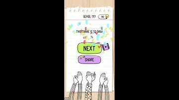 HOW TO BEAT BRAIN TEST TRICKY PUZZLE LEVELS 177 and 178