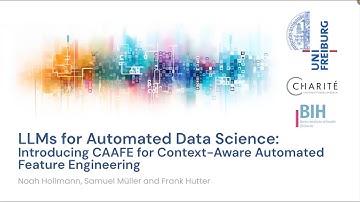 LLMs for Automated Data Science: Introducing CAAFE for Context-Aware Automated Feature Engineering
