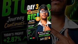 DAY 3 LIVE BTC TRADING 🚀 | Consistent Profit 💰 | Real Proof