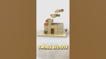 Building every Minecraft Desert Structure In LEGO!  LEGO SMALL HOUSE!