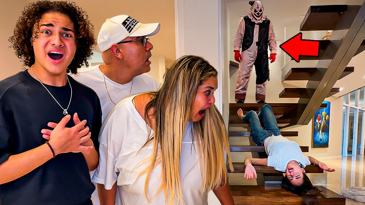O PALHAÇO EMPURROU A LORRAYNE DA ESCADA 😱😱😱