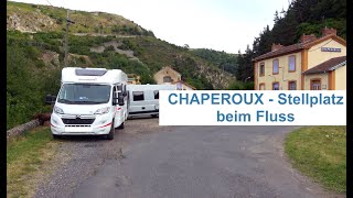 Chaperoux Stellplatz im kleinen Dorf südliches Frankreich