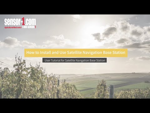 Sensor-1 Base Station Tutorial - YouTube