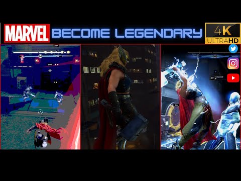 PS5 Legendary Edit! Thor Jane Foster | Love and Thunder gameplay Ultra HD 4k Marvel Avengers