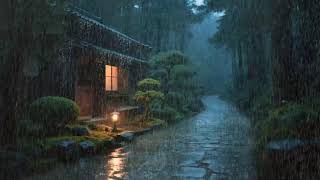 Mind needs rest – Soft rain soundscape – Quiet rainy house night – Total calm 💫🌙 screenshot 5