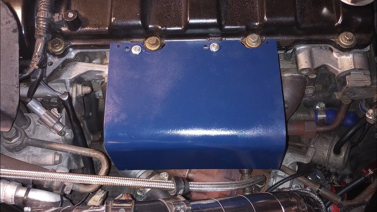 Testing Custom heat shield and some cool tape. 