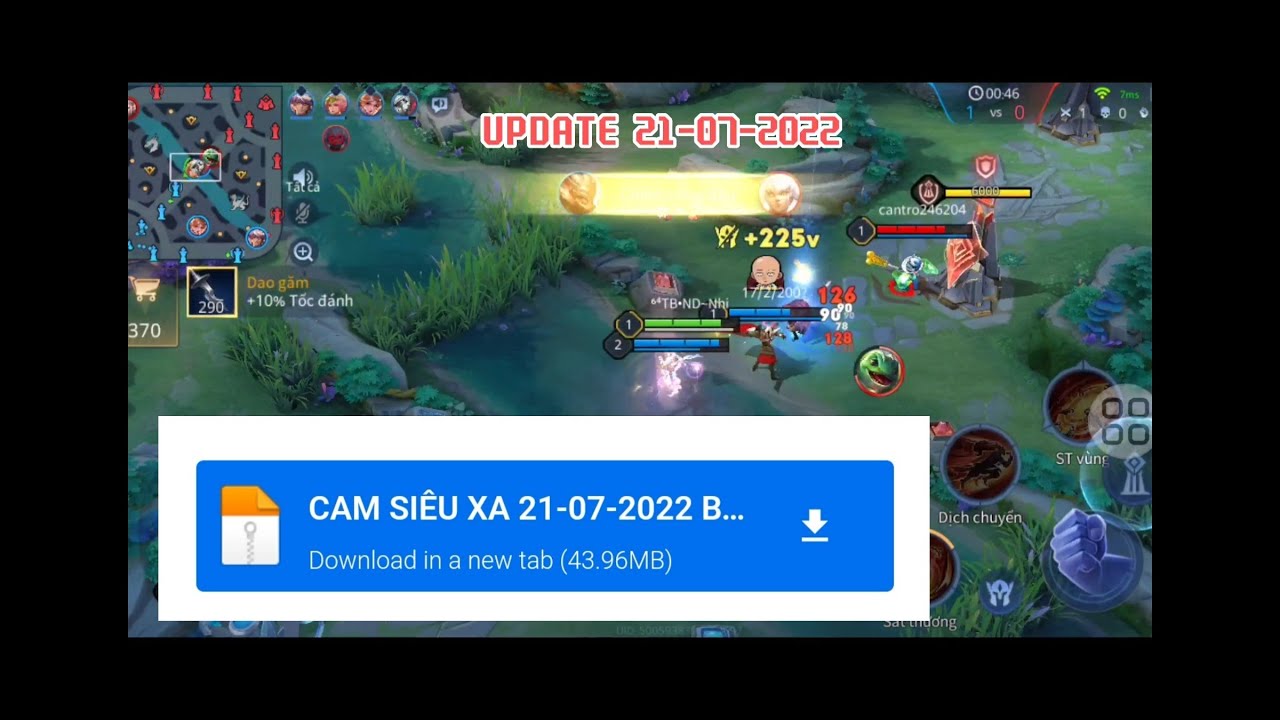 UPDATE MOD CAM SIÊU XA MÙA 23 | 21-07-2022 | KHÔNG LỖI MẠNG MỚI NHẤT