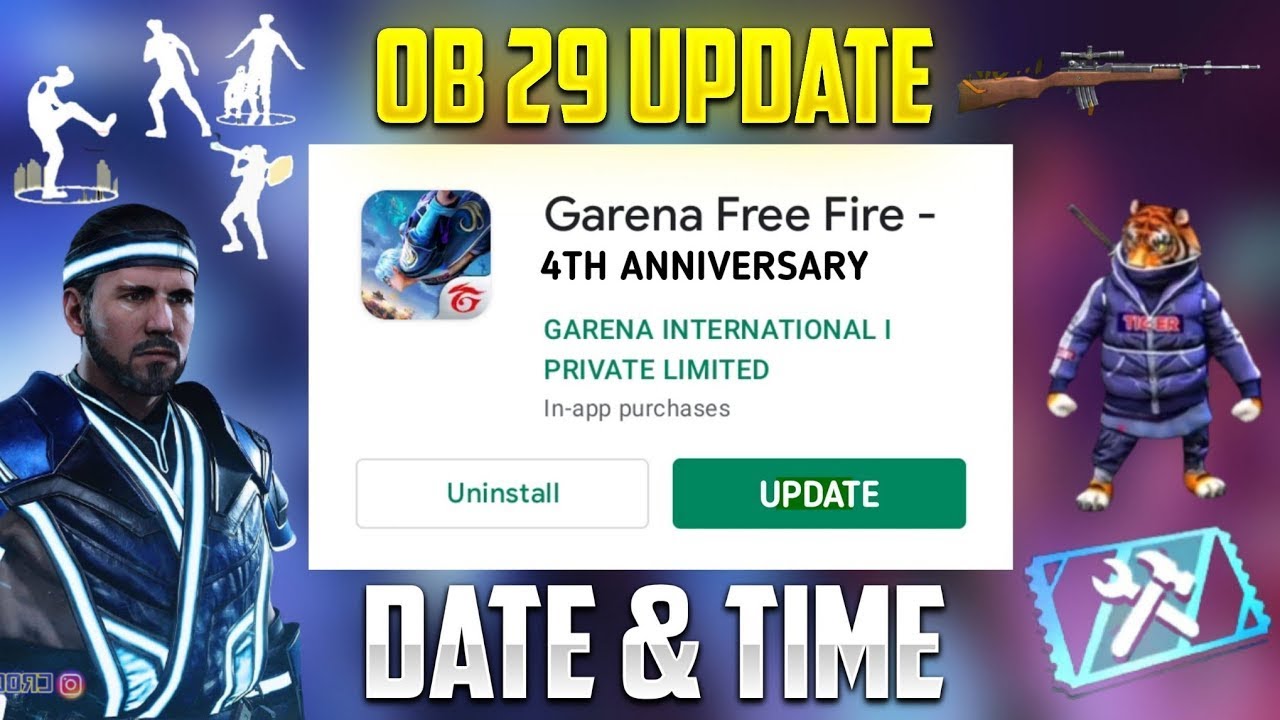 Free fire OB29 Updates || Out Now in Full Details