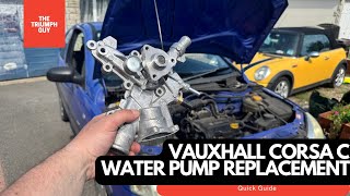 Vauxhall Corsa C 1.0 Water Pump Replacement – Step-by-Step Guide